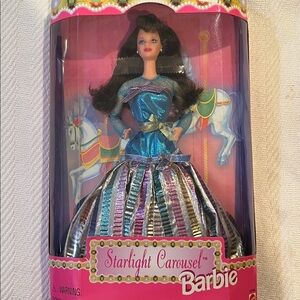 Starlight Carousel Barbie Doll Mattel 19708 KB Toys Special 1997 Brunette NRFB